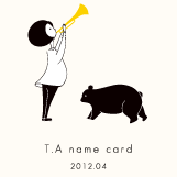 T.A name card 2012.04
